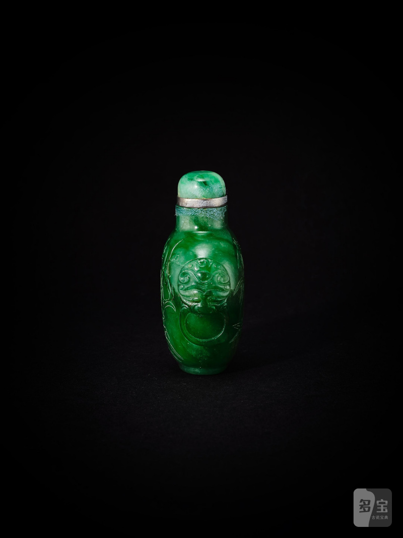 翡翠鼻煙壺 | A JADEITE SNUFF BOTTLE - 图4